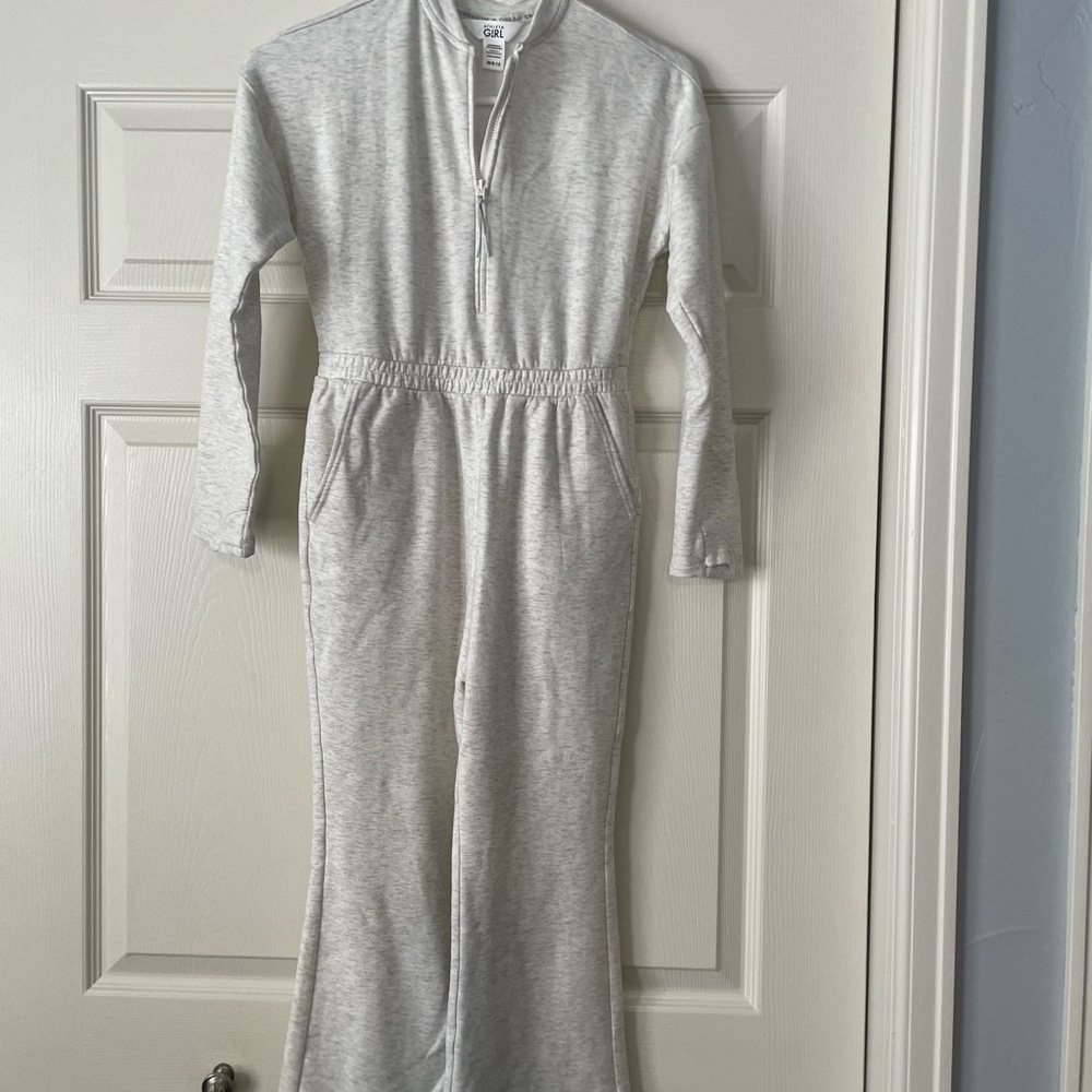 Athleta Girls Gray Jumpsuit